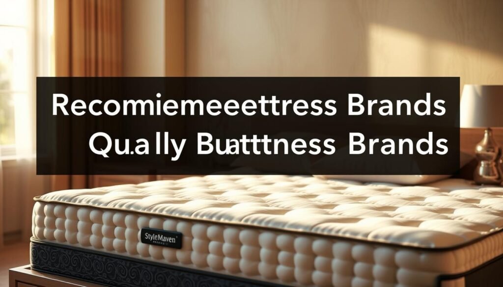 A high-quality independent pocket spring mattress from the StylesMaven brand, showcasing its refined construction and luxurious comfort. The mattress is neatly positioned, capturing its sleek profile and distinct independent spring encasements. The scene is bathed in warm, natural lighting, creating a serene and inviting atmosphere. The composition highlights the mattress's superior craftsmanship, emphasizing its ability to provide personalized support and a restful sleeping experience. The image conveys the brand's commitment to quality and innovation, perfectly aligning with the section title &quot;Recommended Mattress Brands: The Quality Assurance of Independent Pocket Spring Mattresses&quot;.