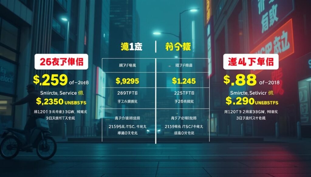生成香港主要電訊商轉台優惠比較的圖片