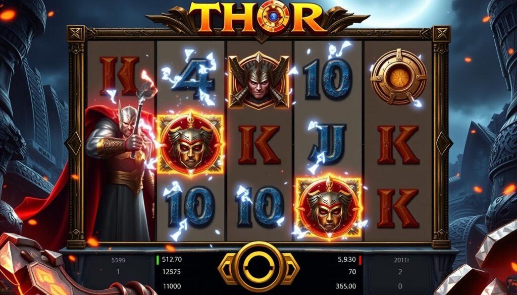 雷神之鎚老虎機遊戲截圖